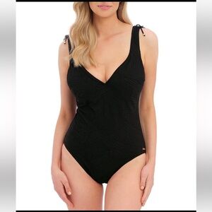 Fantasie Ottawa Plunge V-Neck Underwire Extended Bra Size One Piece Swimsuit